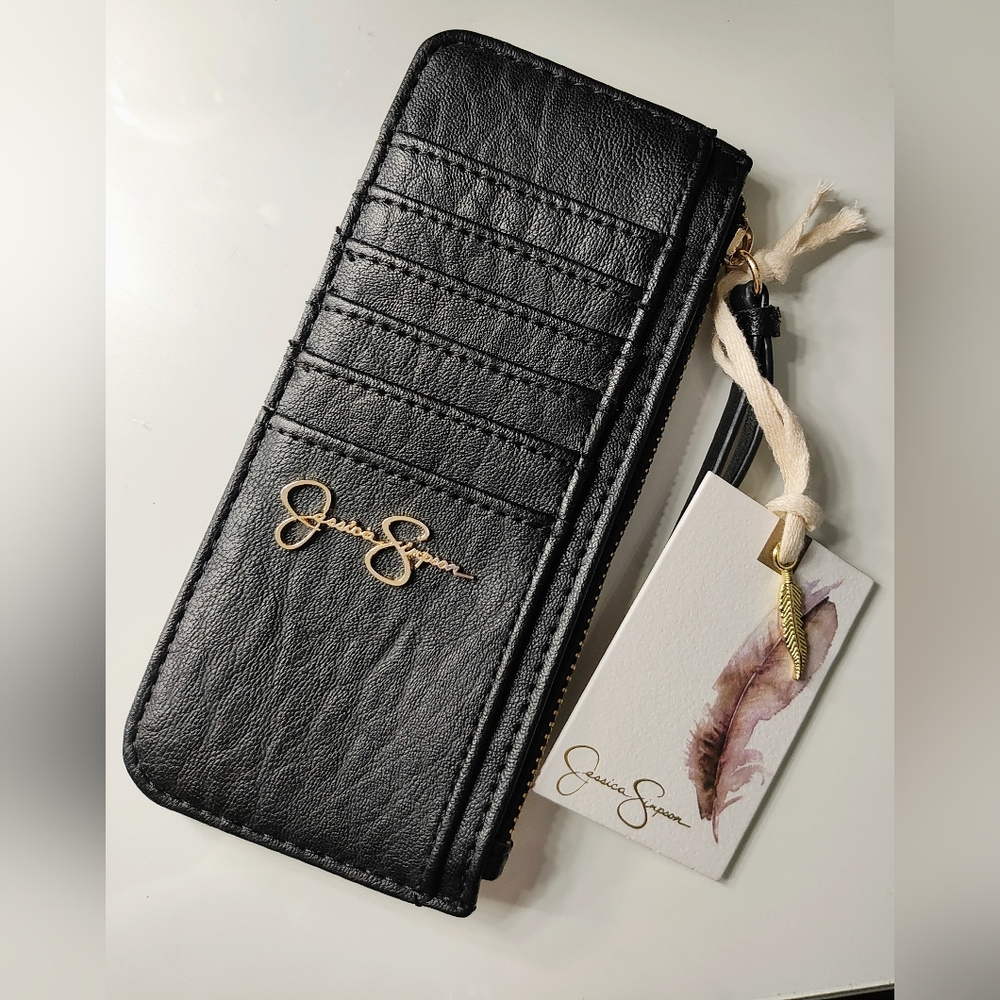 Jessica Simpson Black Card Holder